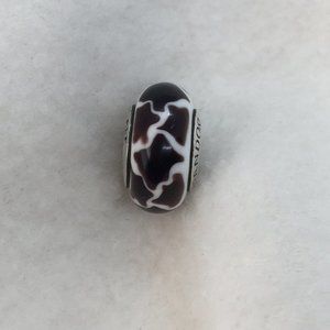 CLEARANCE PRICE$ ..... Pandora Masai Giraffe Glass Murano Bead